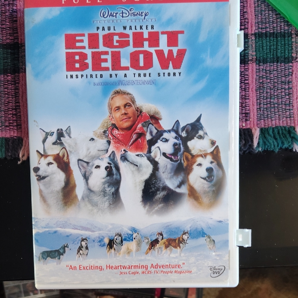 Disney's Eight Below DVD - Red and Blue Cover